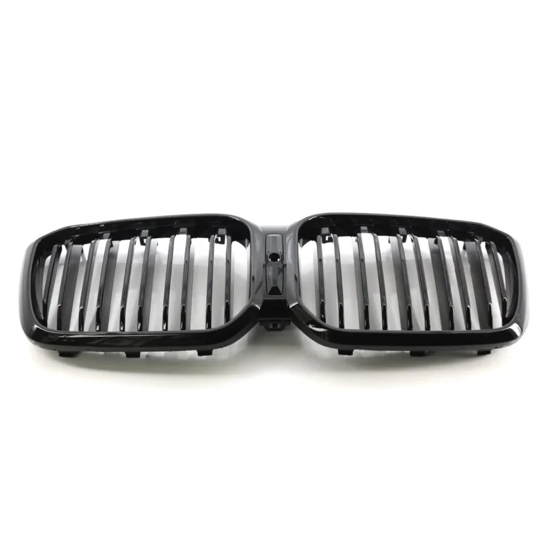 Глянцевый черный одинарный двойной решетка, бампер, сетчатая решетка для почек для BMW X3 X4 серии G01 G02 LCI 2022-IN M Style Facelift