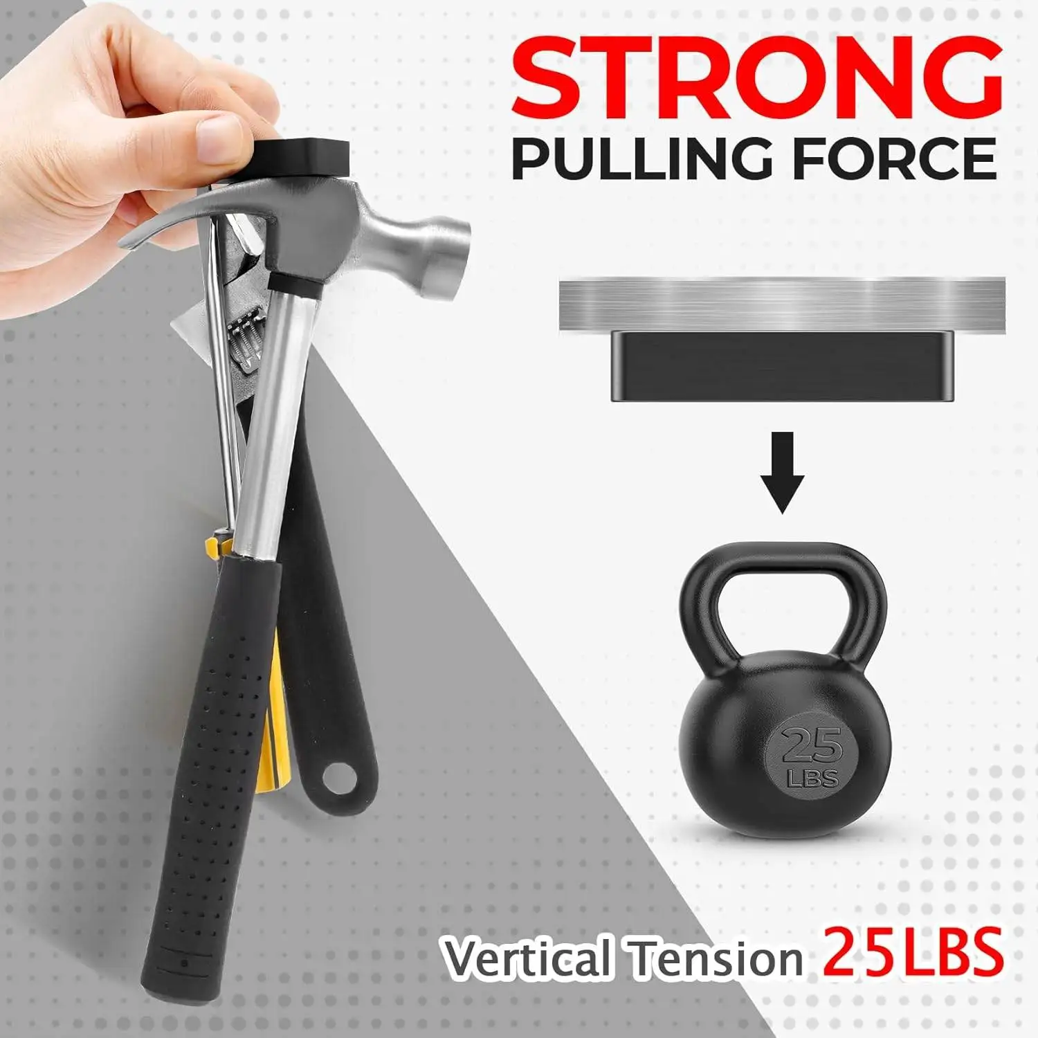 2/6 عبوات من مكعبات المغناطيس شديدة التحمل، 1 7/8 بوصة × 7/8 بوصة × 3/8 بوصة مغناطيس كتل من الفريت، مغناطيس سيراميك مستطيل للعلوم والثلاجة