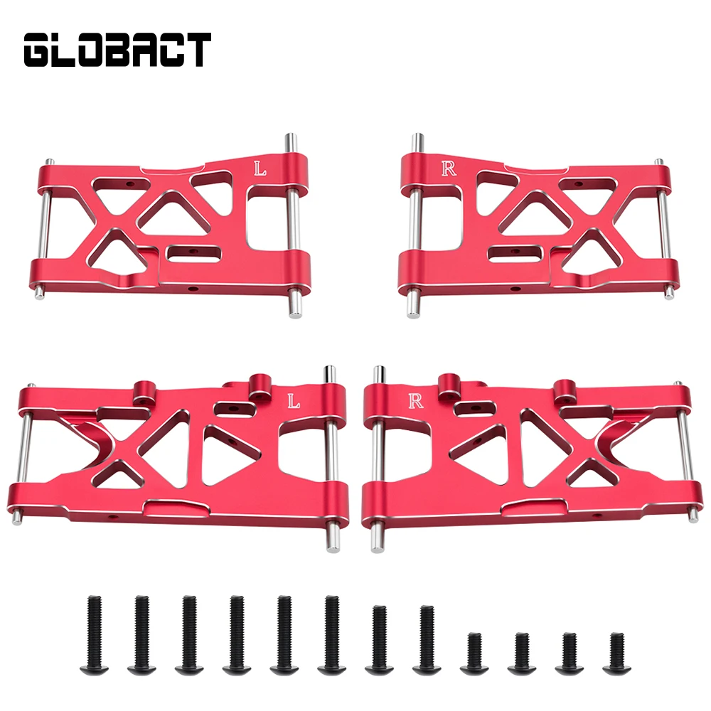 

GLOBACT Aluminum Front Rear Suspension Arms for 1/8 ARRMA MOJAVE 4X4 4S BLX Upgrades Accessories Replace ARA330789 ARA330790