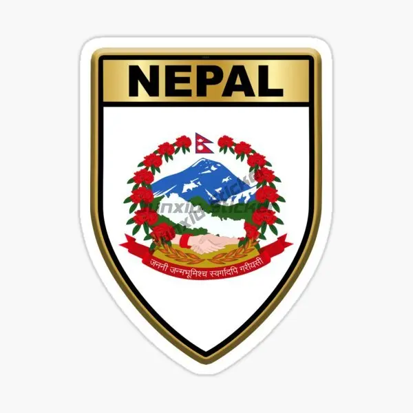 SERBIA SICILY SIERRA LEONE SLOVAKIA SLOVENIA NEPAL NICARAGUA Shield Flag Car Stickers Vinyl Self Adhesive Waterproof Stickers