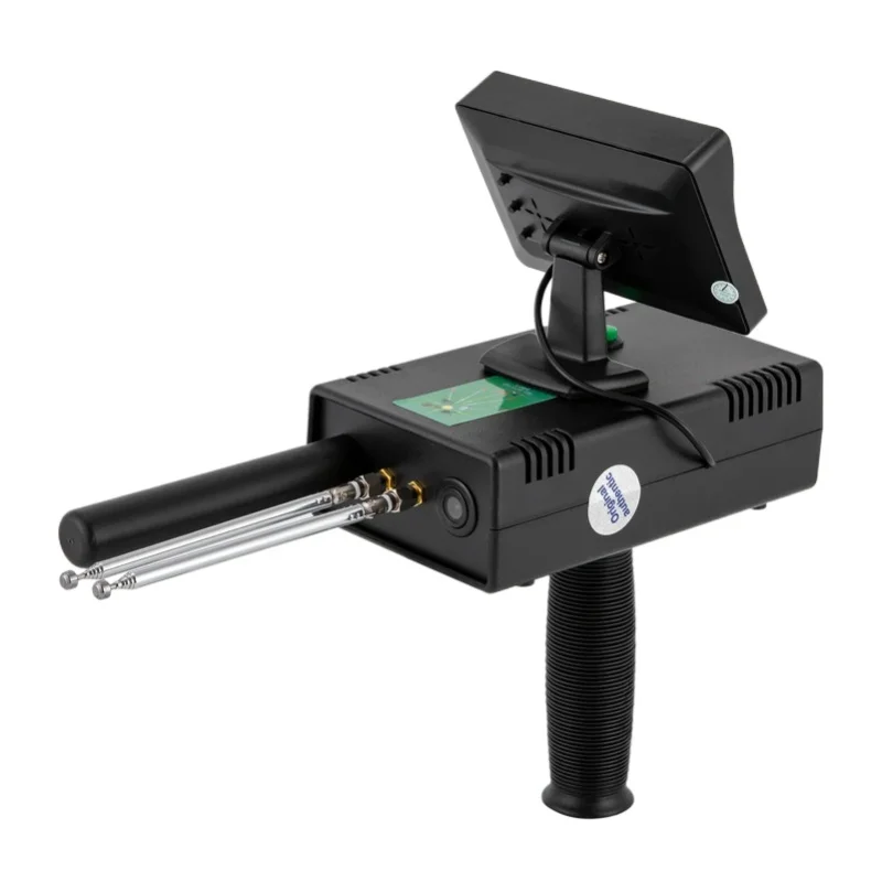 Hochpräziser Metalldetektor, professioneller Metalldetektor mit LCD-Display, 1200 m große Reichweite, 30 m Tiefe, unterirdischer Goldfinder, Schatzscanner für Gold, Silber, Kupfer und Diamanten