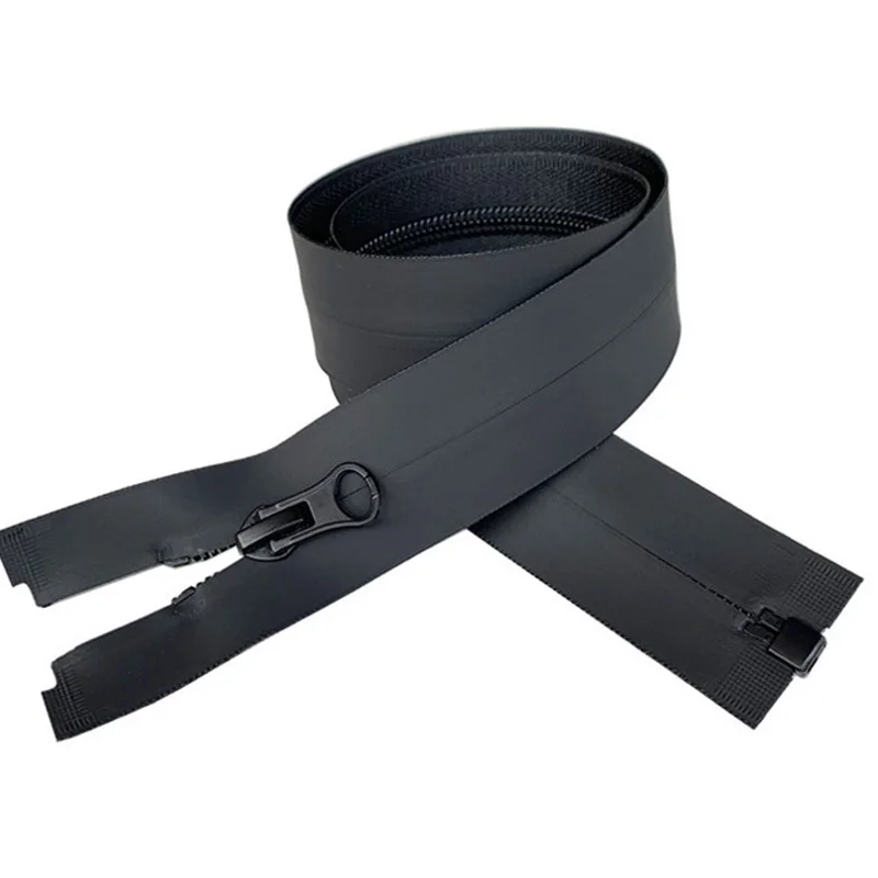 Spot Groothandel #5 Nylon Waterdichte Open-End Rits Casual Kledingjack Onzichtbare Rits Silder Met Tpu Waterdichte Film