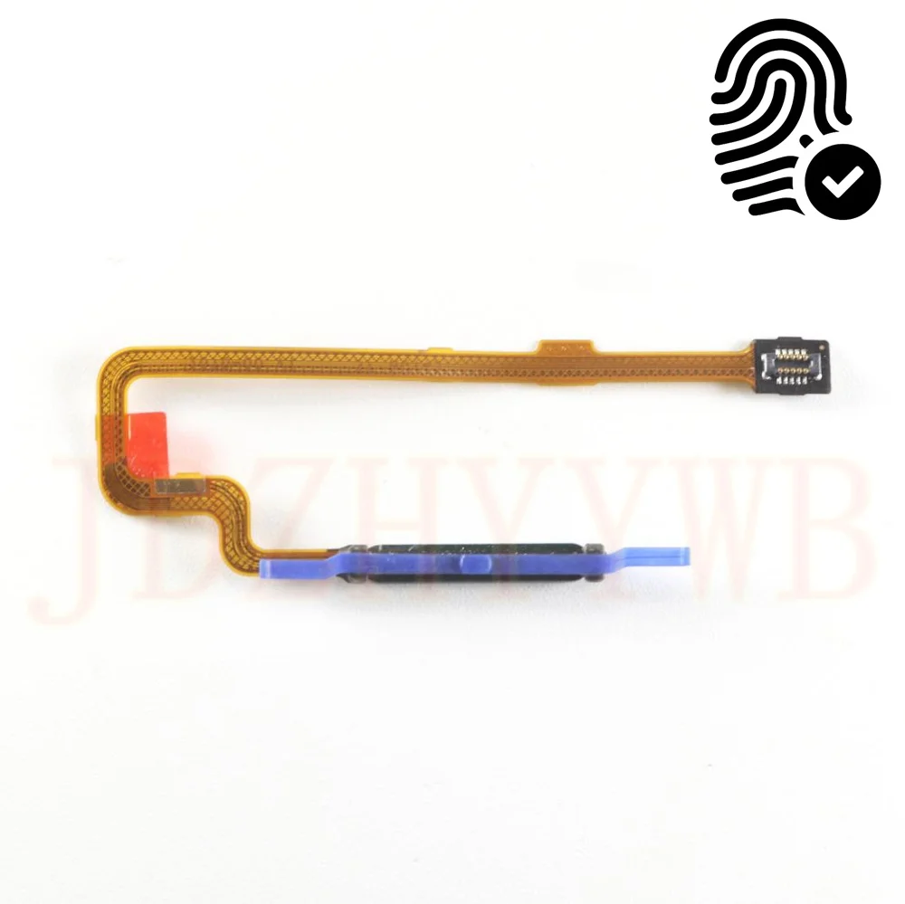 Original For Xiaomi Poco M5 22071219CG Fingerprint Sensor Home Return Key Menu Power Button Flex Ribbon Cable PocoM5