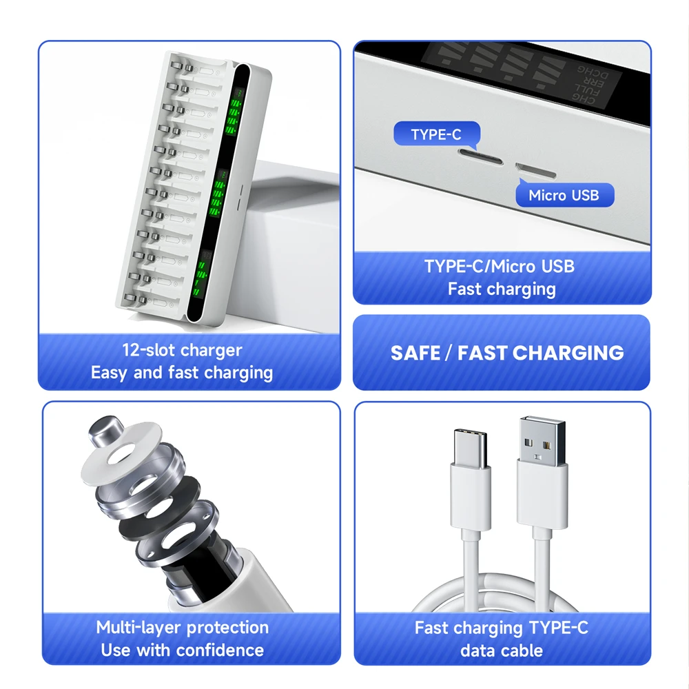 Palo 12 Slot Lcd Di…