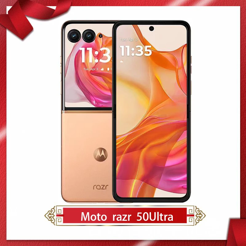 Motorola Moto Razr 50 Ultra Global ROM 5G Cell Phone Snapdragon8s