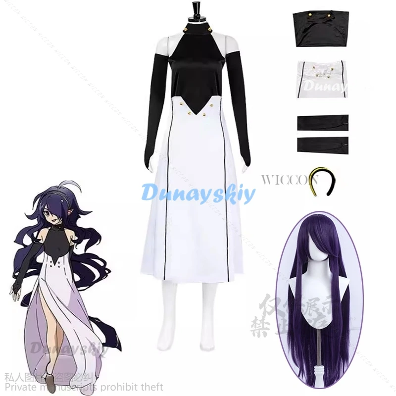 

Anime Seraph Of The End Cosplay Asuramaru Cosplay Costume High Quality Dress Full Set Purple Long 100cm Wigs Roleplay Halloween