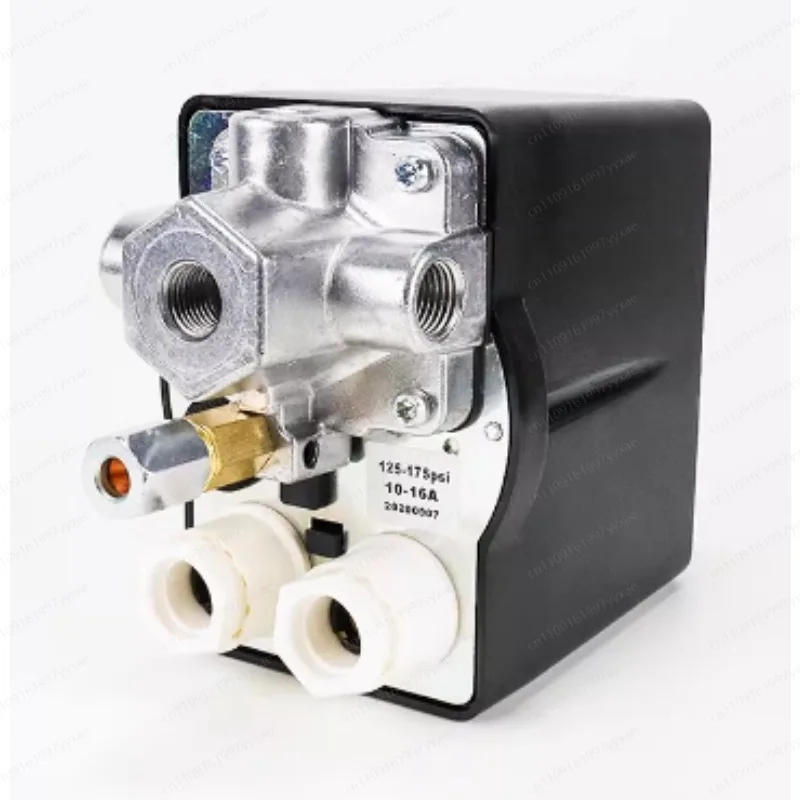 Pressure Switch 380V 90-120 psi Manual On-off Knob Air Compressor Controller with Thermal Protection Relay LF12