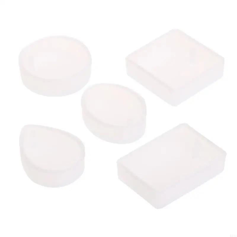 E21F Mold molde molde silicone geométrico Brinco geométrico com orifício para artesanato DIY