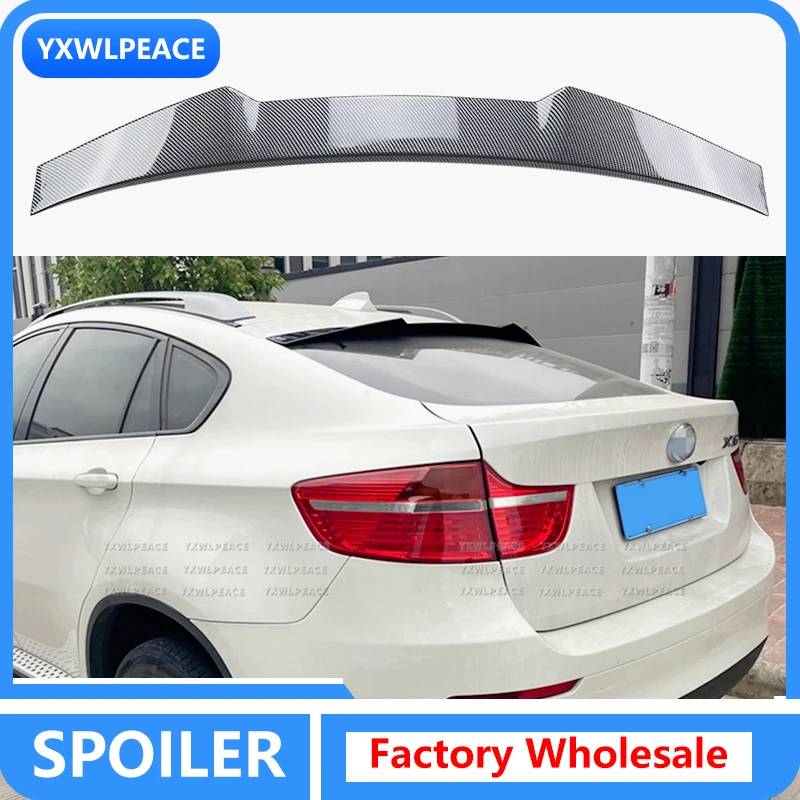 

For BMW X6 E71 Roof Spoiler 2008 2009 2010 2011 2012 2013 2014 ABS Material Rear Window Roof Spoiler Body Kit Accessories