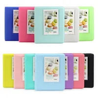 Candy Color 64 Pockets 3 Inch Photo Book Album Fujifilm Instax Mini Films Instant Mini 9 8 7s 70 25 90 Credit Name Card Holder