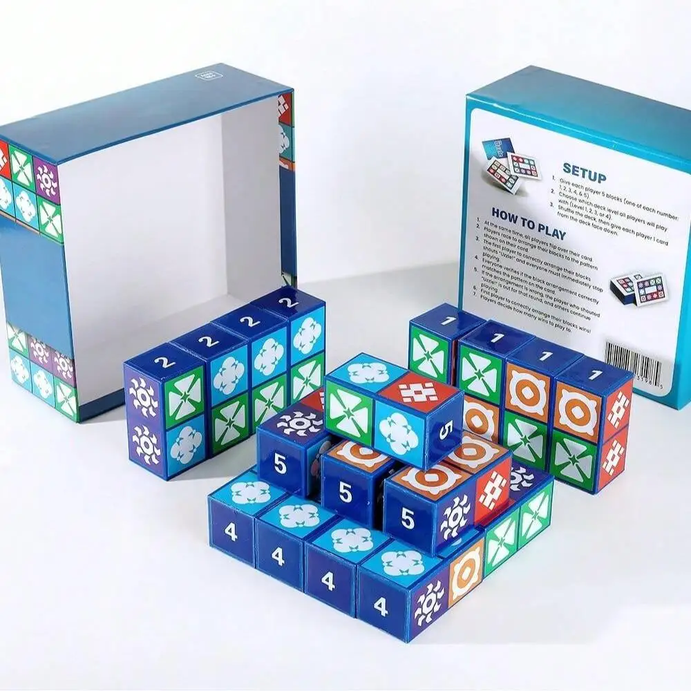 เกมปริศนา ของเล่น ปริศนาบนโต๊ะ ความท้าทาย สนุก ออกกำลังกายสมอง ความบันเทิงที่บ้าน ของขวัญงานปาร์ตี้วันหยุด กลายเป็นปรมาจารย์ปริศนา