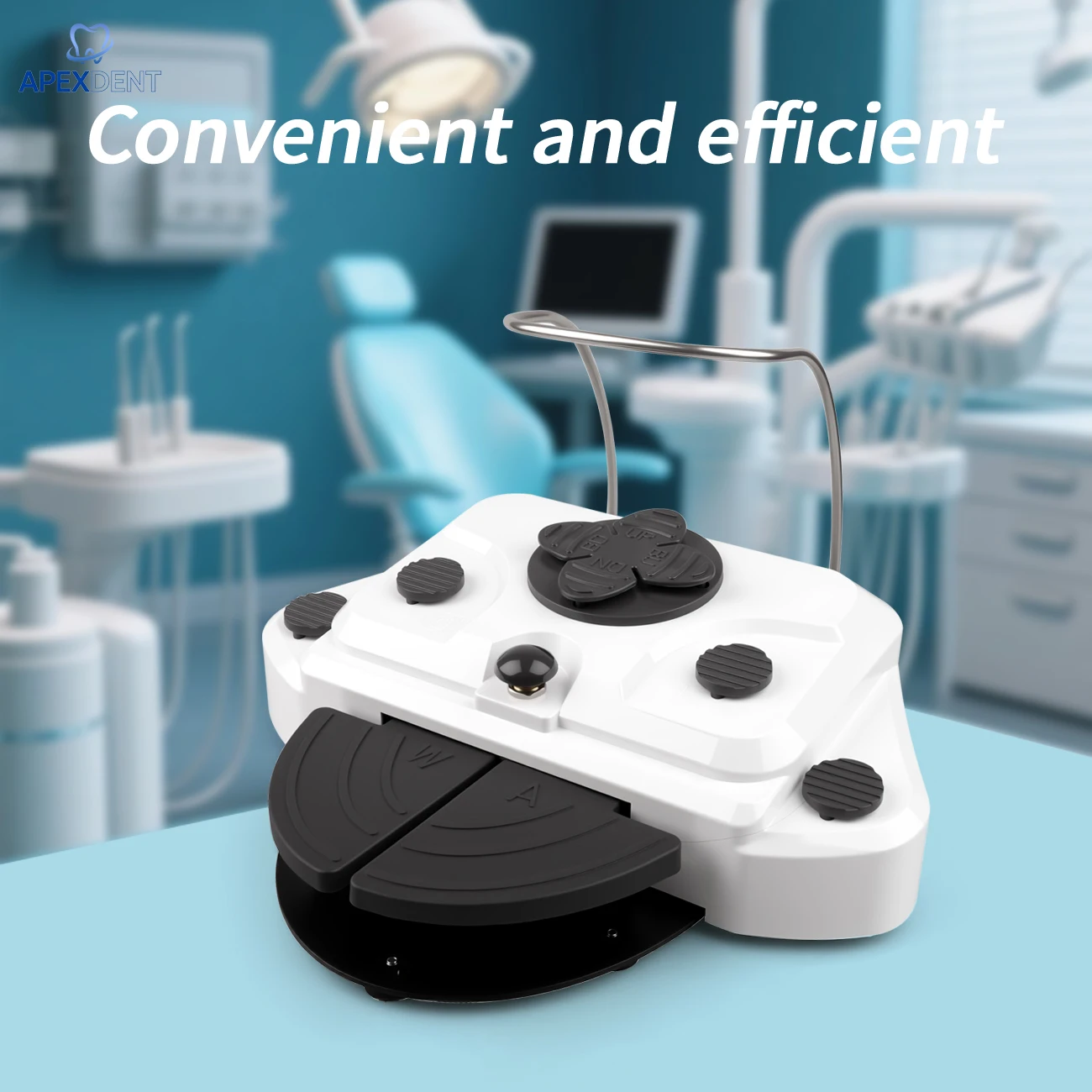 Professional Non-Slip Multifunctional Dental Foot Pedal Precision-Control Accessory for Dental Clinic Chair Equipment