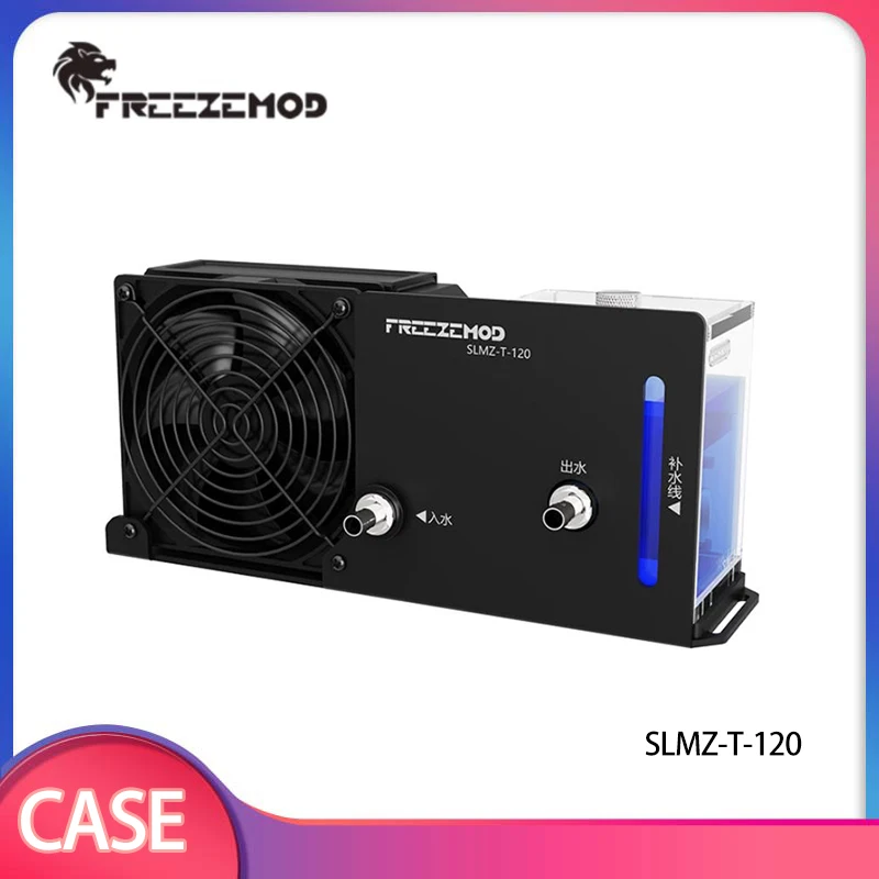 FREEZEMOD Industrial Instrument Pump Tank Integrated Water-Cooled 120 Fan Double-Layer Copper Aluminum Module SLMZ-T-120
