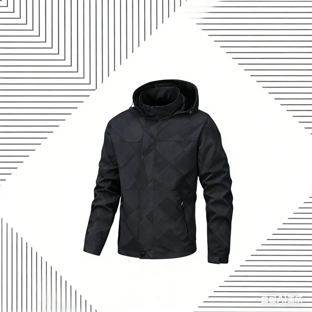 

Новая ветрозащитная и водонепроницаемая техническая куртка для мужчин 2026 года – модная брендовая мужская одежда в горном стиле с камуфляжным принтом для осени