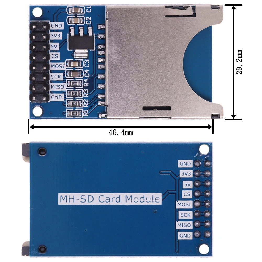 1/5/10PCS Mini Micro SD TF Card Storage Expansion Board Memory Shield Module SPI interfaces with level converter chip 5V/3.3V