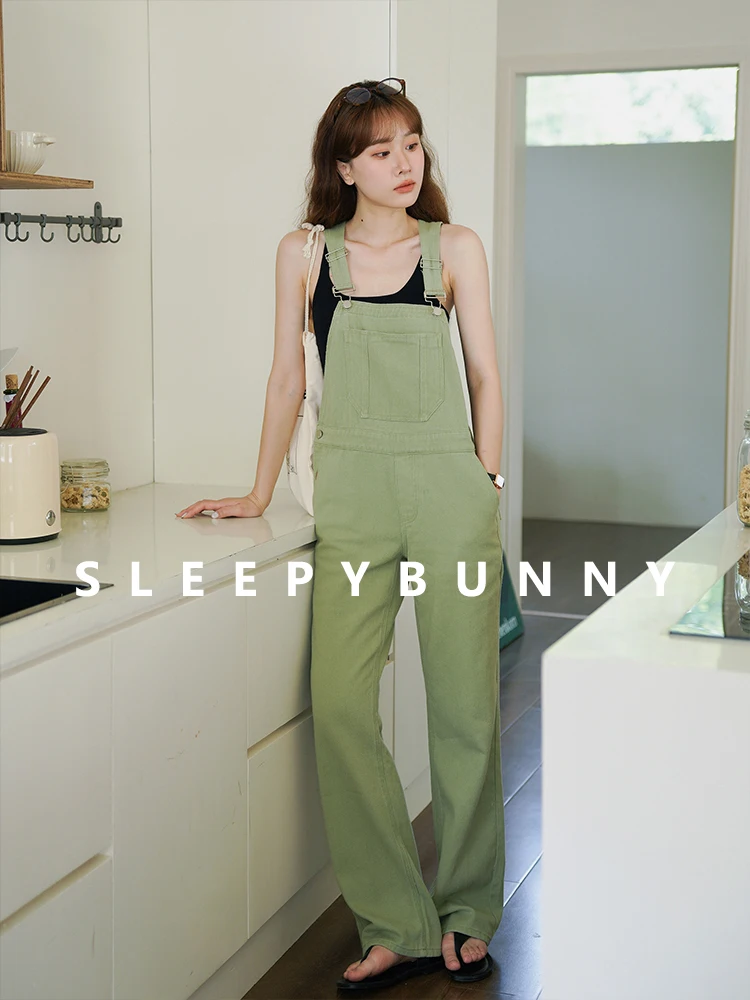 

Vintage Loose Women Casual Overalls Retro Wide Leg Straight Pants Summer Relaxed Streetwear Outfit Slimming Age-Reducing Style