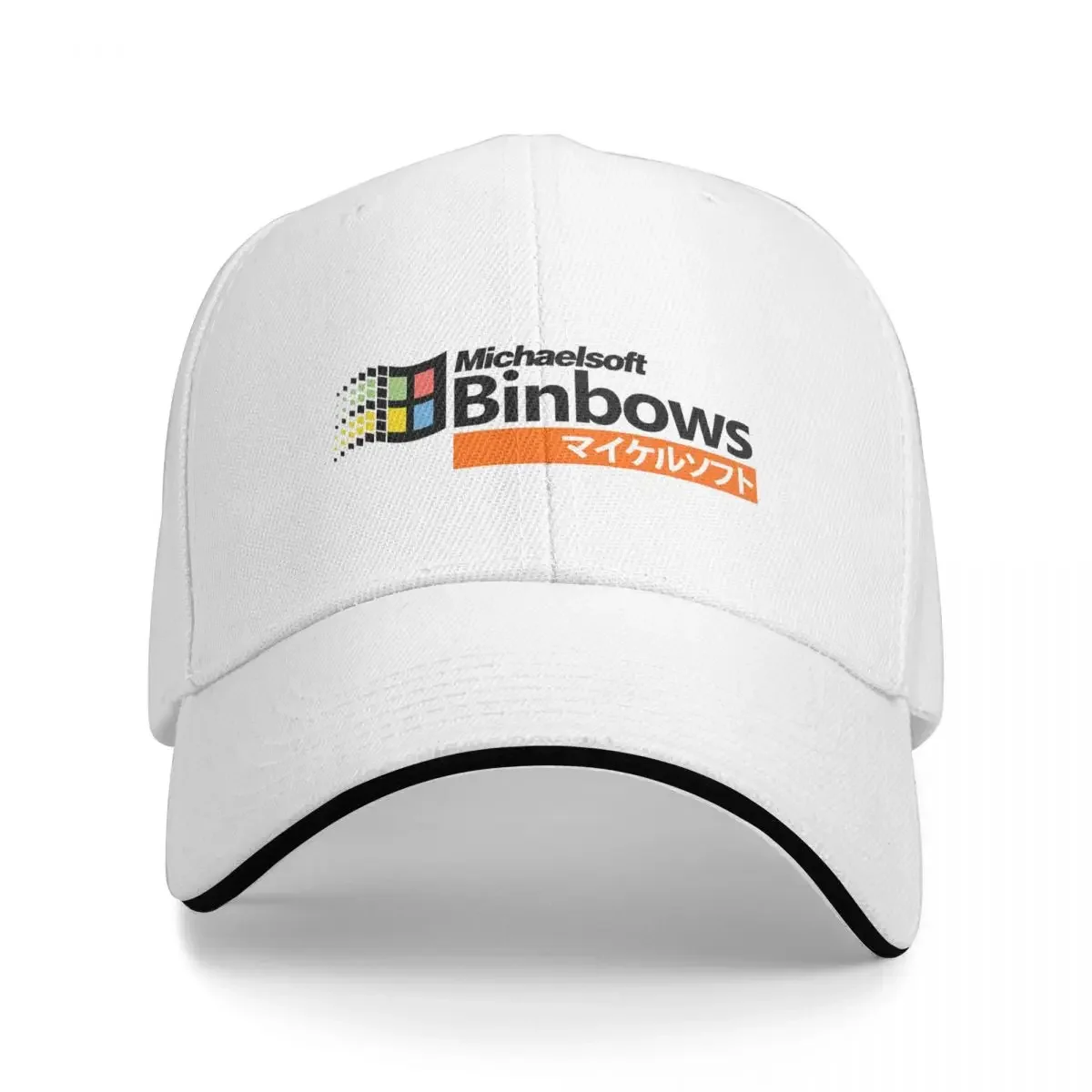 Topi teropong Michaelsoft topi bisbol kasual modis topi bisbol uniseks musim panas dapat disesuaikan polikromatik