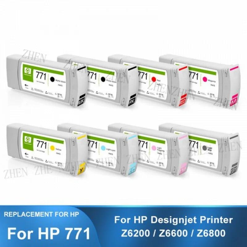 Y High Quality Ink Cartridge For HP771 For HP DesignJet Z6200 Z6600 Z6800 Printer