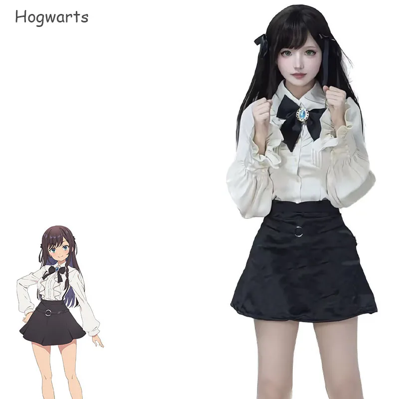 Alina Clover Cosplay Costume Anime Guild Receptionist Solo Boss JK Suit Women Girls Halloween Party Outfits
