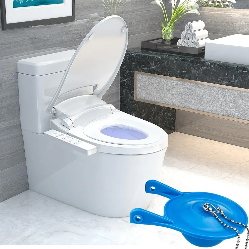 giftnew Toilet Flapper Replacement, 2 Pack 3 Inch for 99-788 with 2 Handle Chains Saving Easy to Install