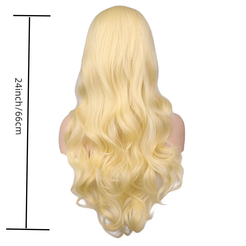 Long Wavy Wig Synthetic Blonde Barbi Wig Adult Halloween Costumes Women Wigs For Women