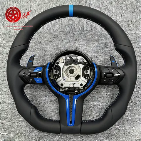 Leather M Sport Steering Wheel for BMW F10 F11 F12 F15 F20 F21 F22 F25 F26 F30 F31 F32 F33 F34 F36 M3 M5 F80 F82 Steering Wheel