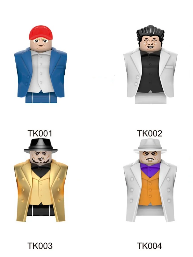Urban professional role Action Figures Weapons Pants Hair Parts Model Building Blocks MOC Bricks Set Gifts Toys For Children