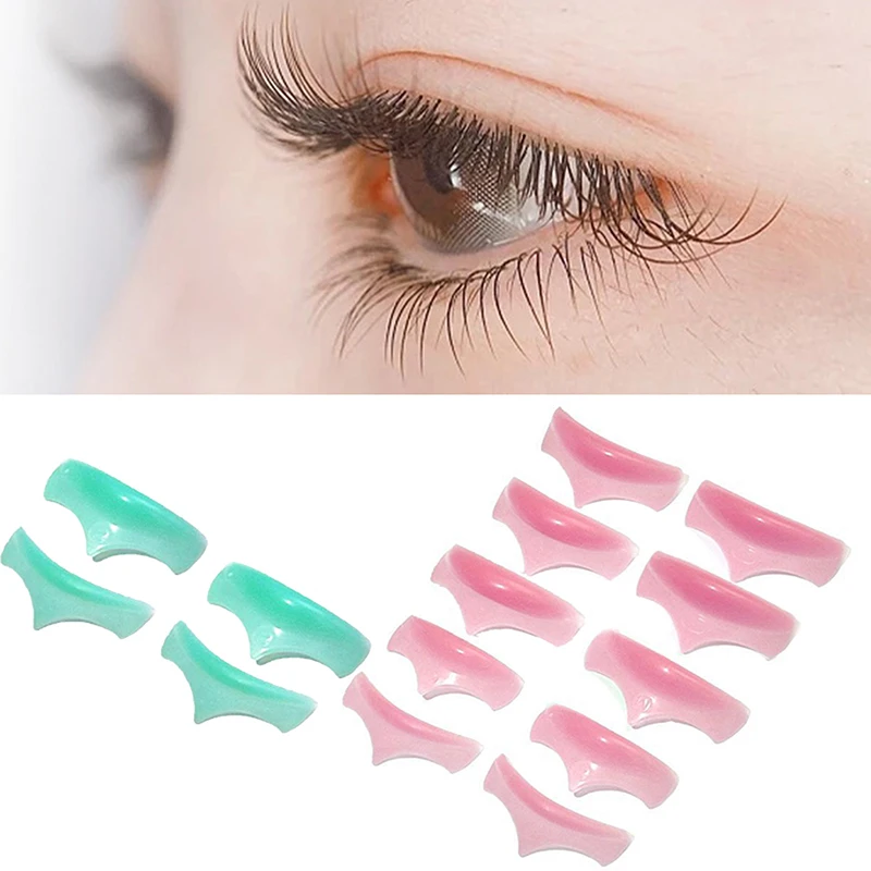 

5 Pairs Silicone Eyelash Perming Pad Lashes Rods Shield Lifting 3D Eyelash Curler Grafting Tool Eyelash Applicator Accessories