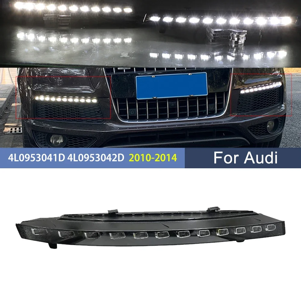 

4L0953041D 4L0953042D for Audi Q7 2010-2014 Automobile Forward Turn Signal Rotary Marker Light Assembly LED Turn Signal Light