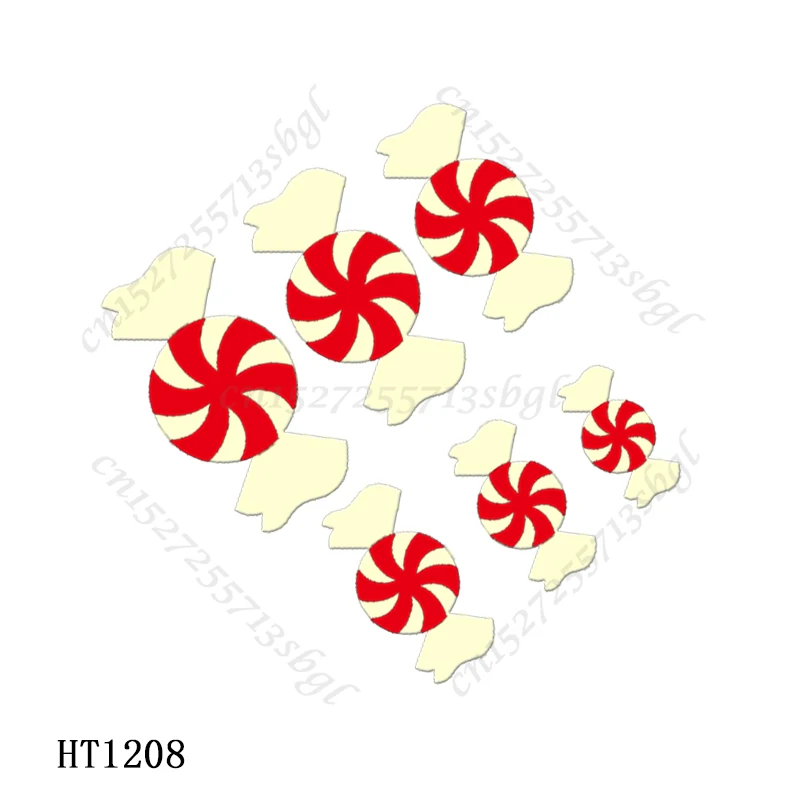 Christmas Candy Cutting Dies - New Die Cutting And Wooden Mold,HT1208 Suitable For Common Die Cutting Machines On The Market.