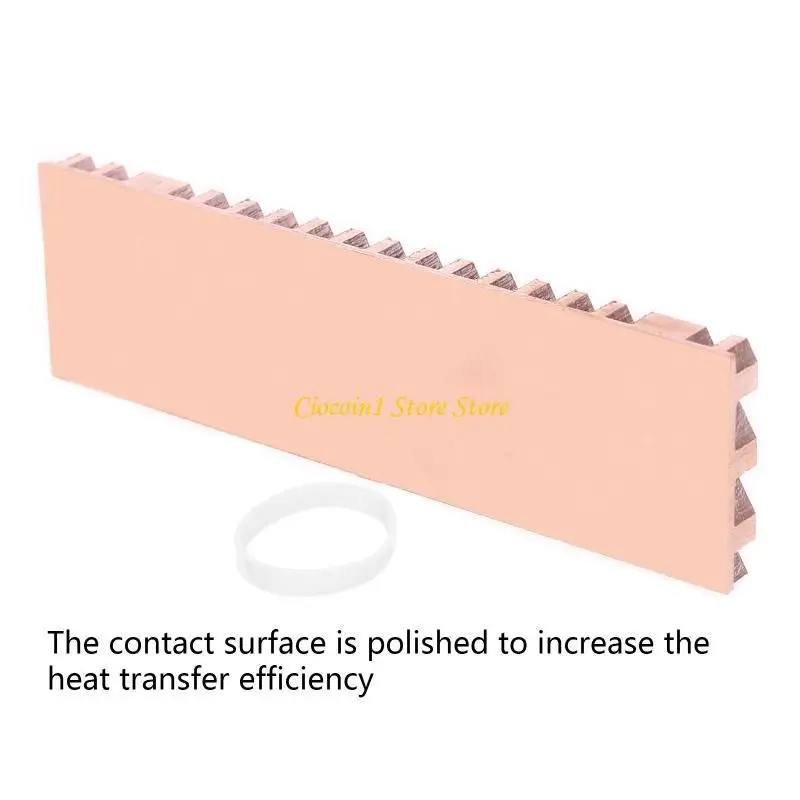 A3PC Thin Copper Heatsink Cooler Heat Sink SSD Thermal Pad for M.2 2280 PCI-E NVME