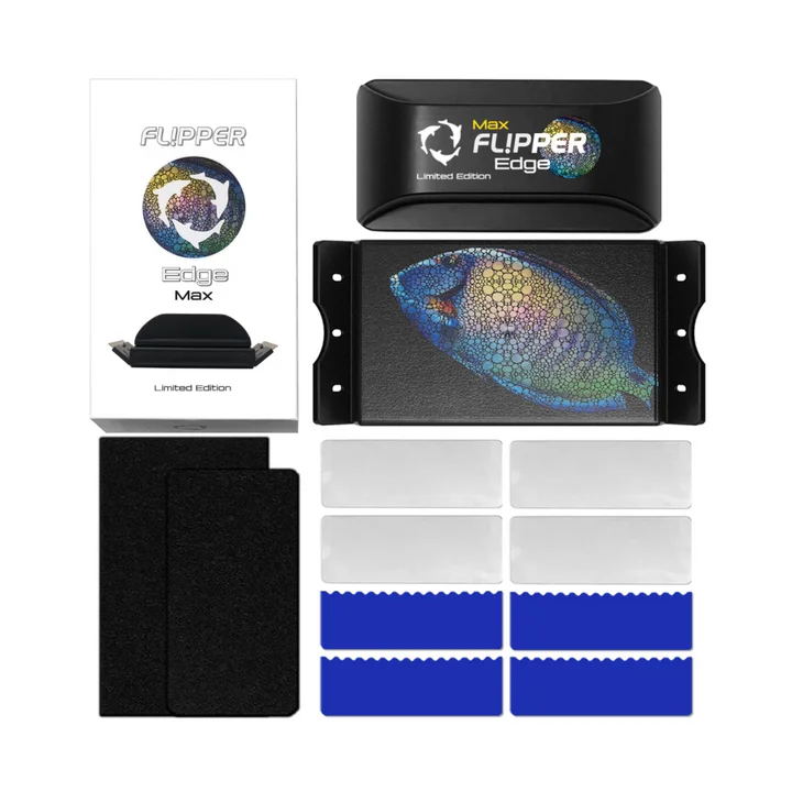 Flipper Edge Limited Edition Tang Puffer 2 in 1 Floating Magnetic Aquarium Algae Cleaner