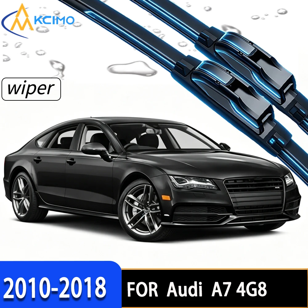 

Premium Front Windshield Wiper Blades with High-Density Rubber, Perfect Fit for Audi A7 4G8 2010-2018
