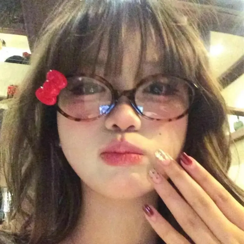 

Cat Ear Leopard Cat Bow Glasses Frame No Lenses Cosplay Vintage Halloween Party Costumes Props Decorative Y2K DIY Frames