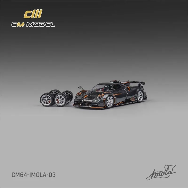 In stock:1:64 Imola metal gun ash alloy die-cast miniature simulation car model creative decorative item, festival gift