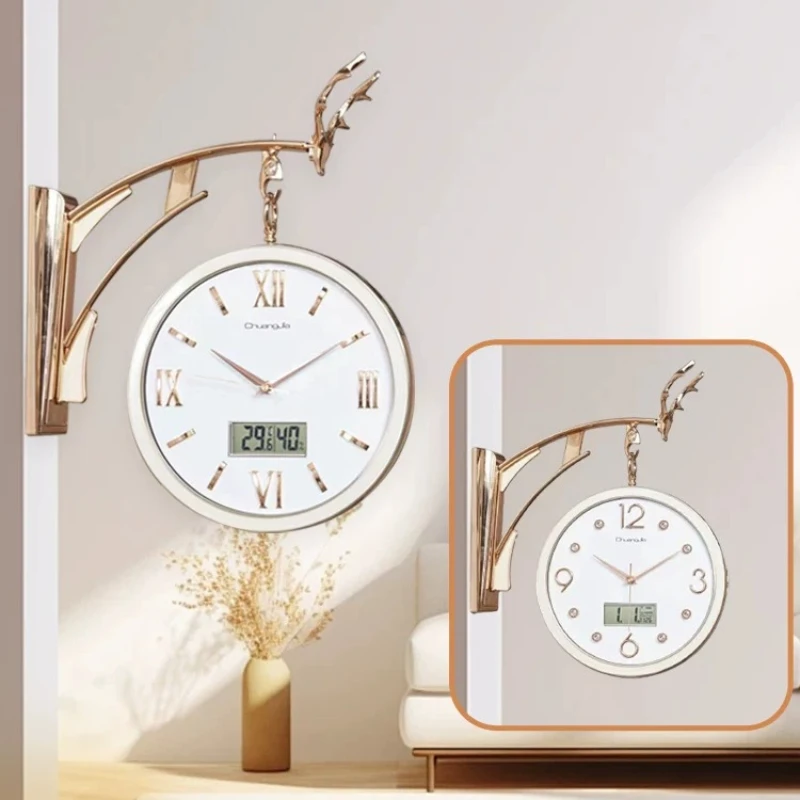 Fashion Items Wall Clock Living Room Decoration Houses Clock Wall Calendar Things For The Bedroom Home Design Quarto Room Decor