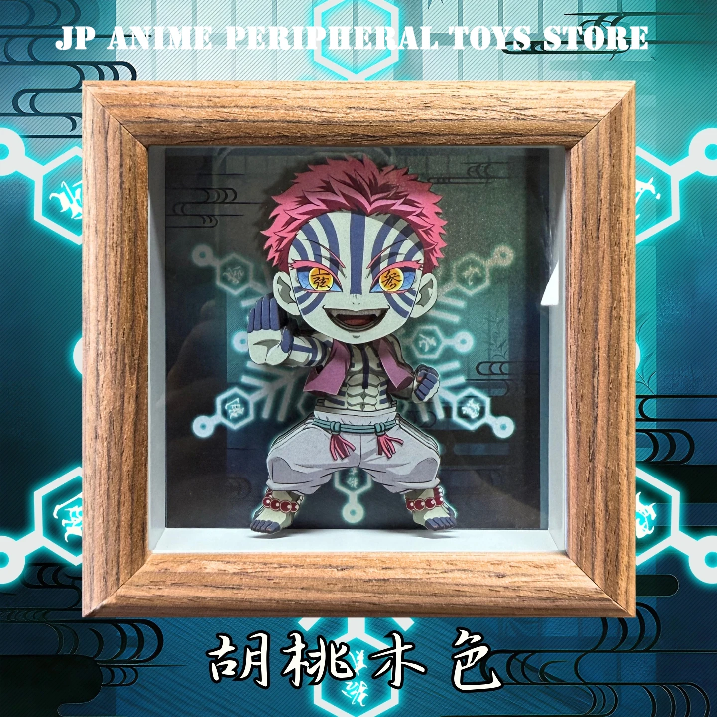 Peinture artistique 3D Demon Slayer faite à la main, jolie figurine Kamado Tanjirou, collection d'images, ornements de bureau, cadeau de Collection pour fans