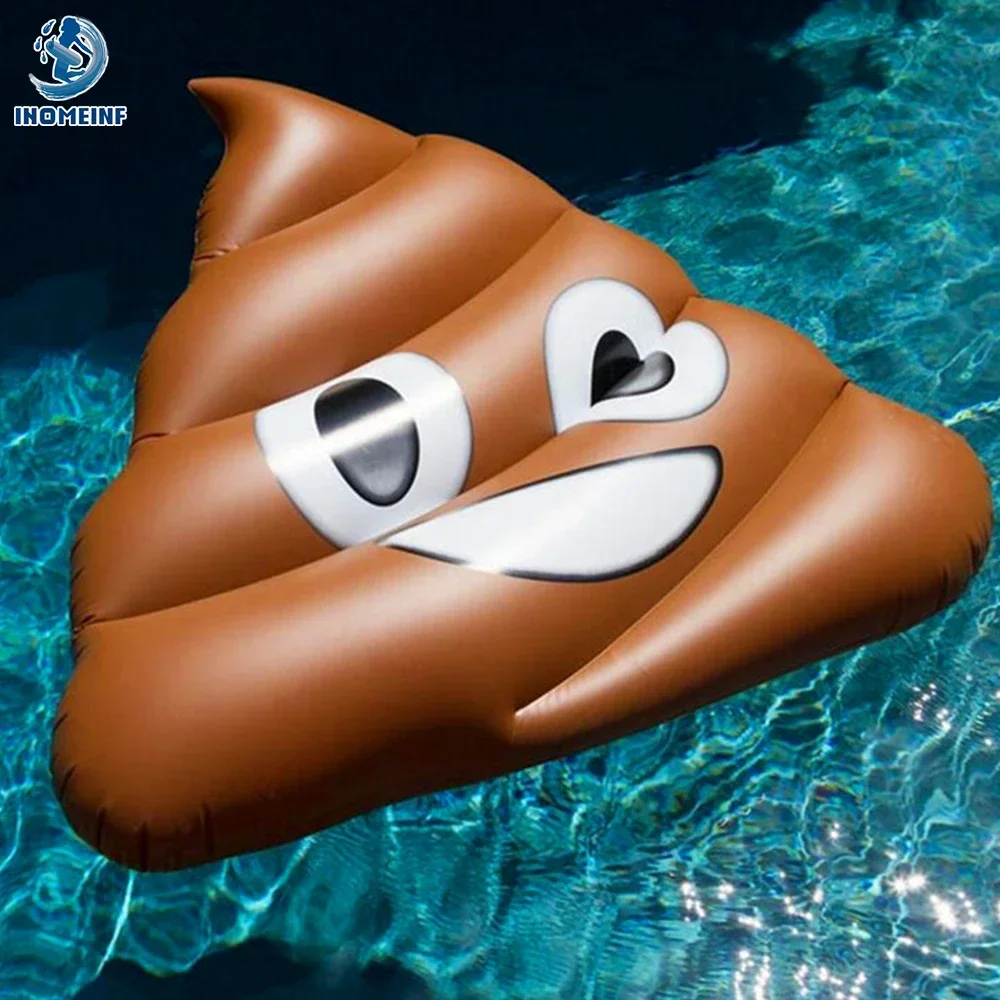 160cm Poo Model Pool Floats Inflatable Swimming Mattress Water Park Ride-on Buoy Adult Swim Circle Fancy Lounger Dropshipping