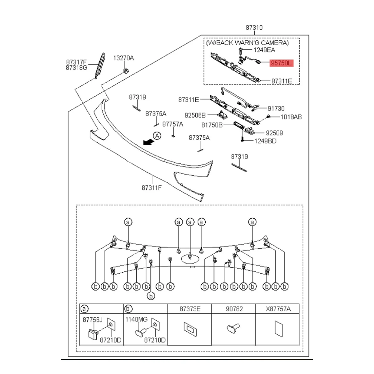 후진 후방 카메라, 주차 보조 카메라, 현대 산타페 13-16, 기아 씨드 12-16 용, 95760 A2100, 95760-A2110