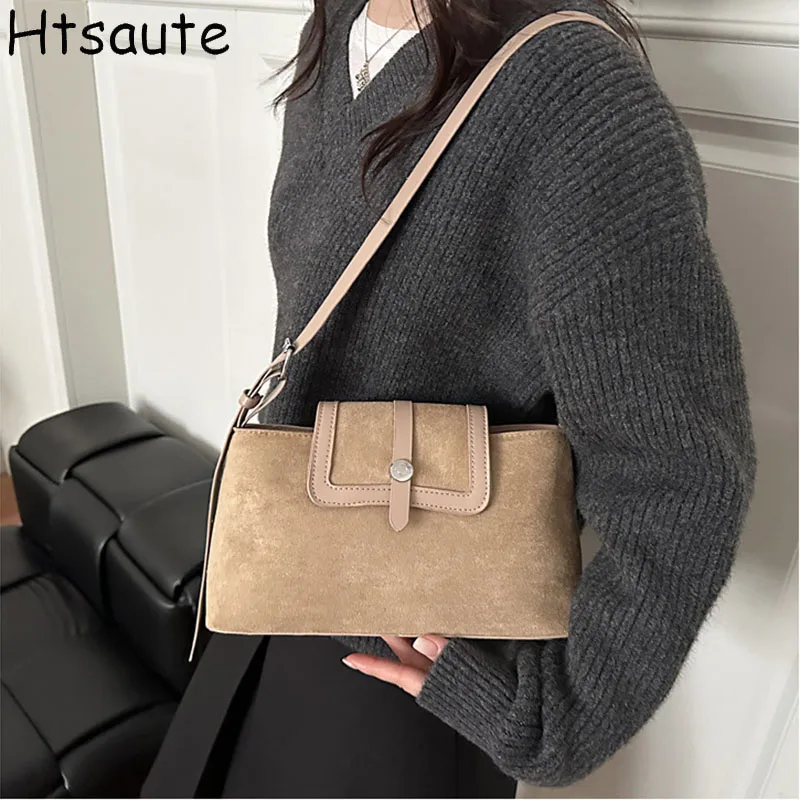 

Retro Pu Leather Tote Bags for Women Shopping Accessorise Shoulder Crossbody Bags Simple Leisure Texture Long Strape Bag