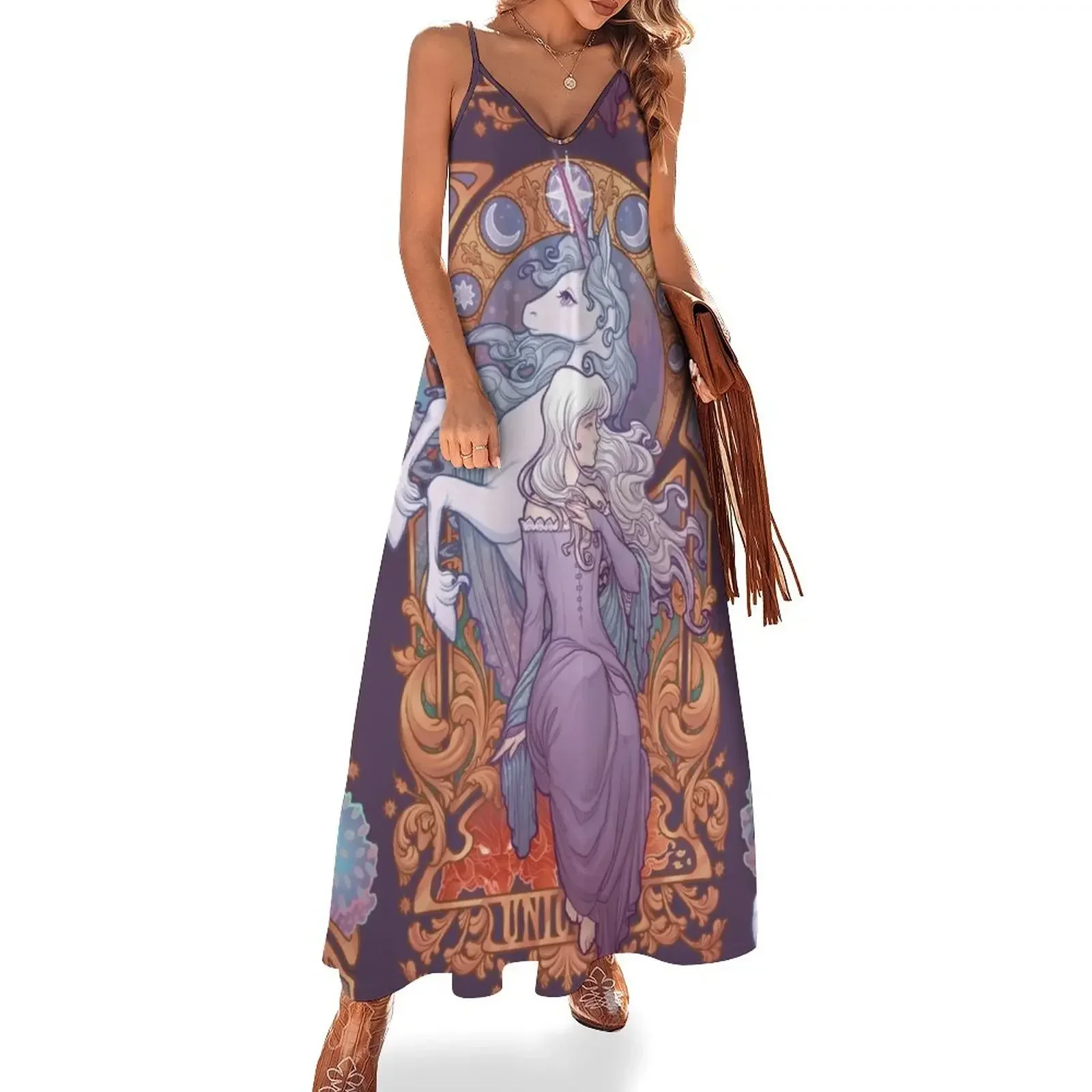 

Lady Amalthea - The Last Unicorn Sleeveless Dress luxury dress Dress for pregnant women party night