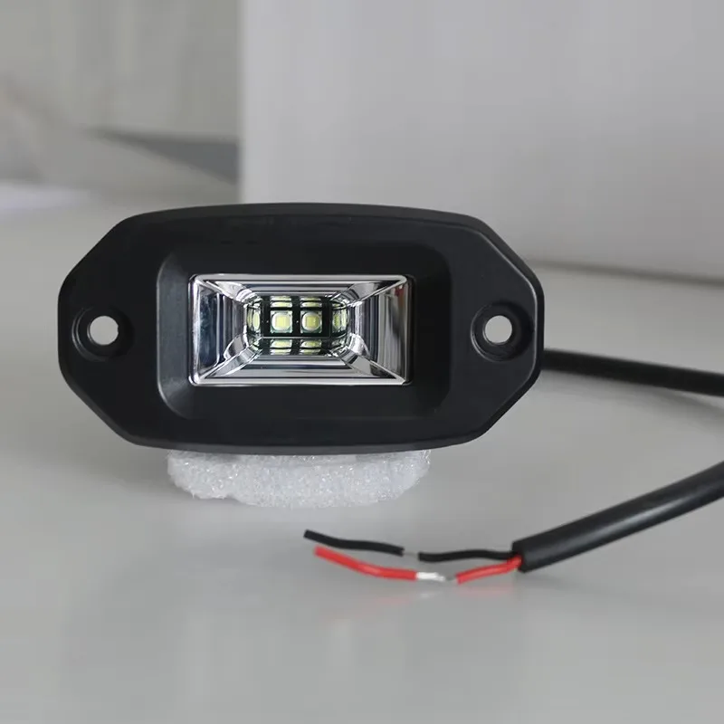 

Uiz For 4 Inch Flush Mount Led Pod Light Off Road Driving Work Lights Fog Lamp Flood Beam Car Daytime Running Lights 12V 24V
