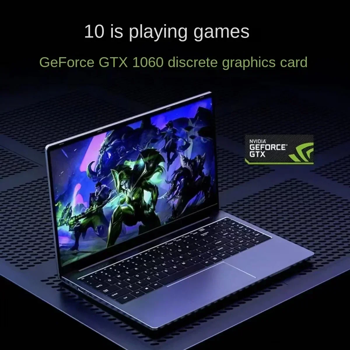 كمبيوتر محمول للألعاب رفيع للغاية مقاس 15.6 بوصة Intel 12th N95 وذاكرة وصول عشوائي 32 جيجابايت NVMe PCIE SSD GTX 1060 6G تصميم مبرد IPS Windows 11 Pro شحن 24 ساعة