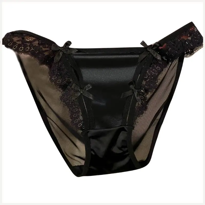 Quần lót ren cho nữ Quần lót lụa eo thấp Quần lót