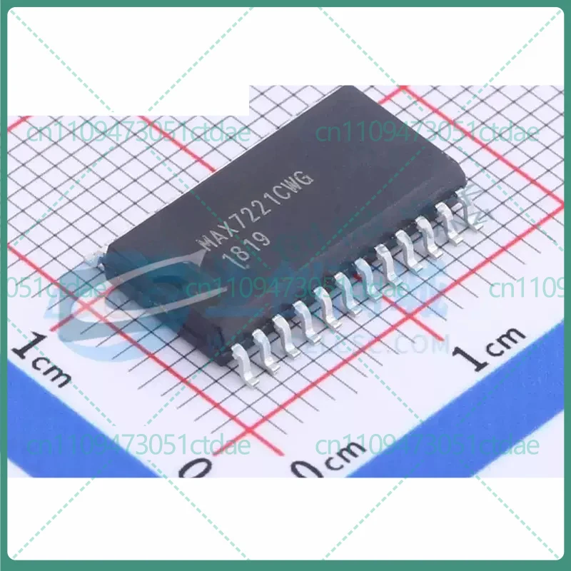 10-50pcs For MAX7221CWG SOIC-24 8-Digit LED Display Driver IC