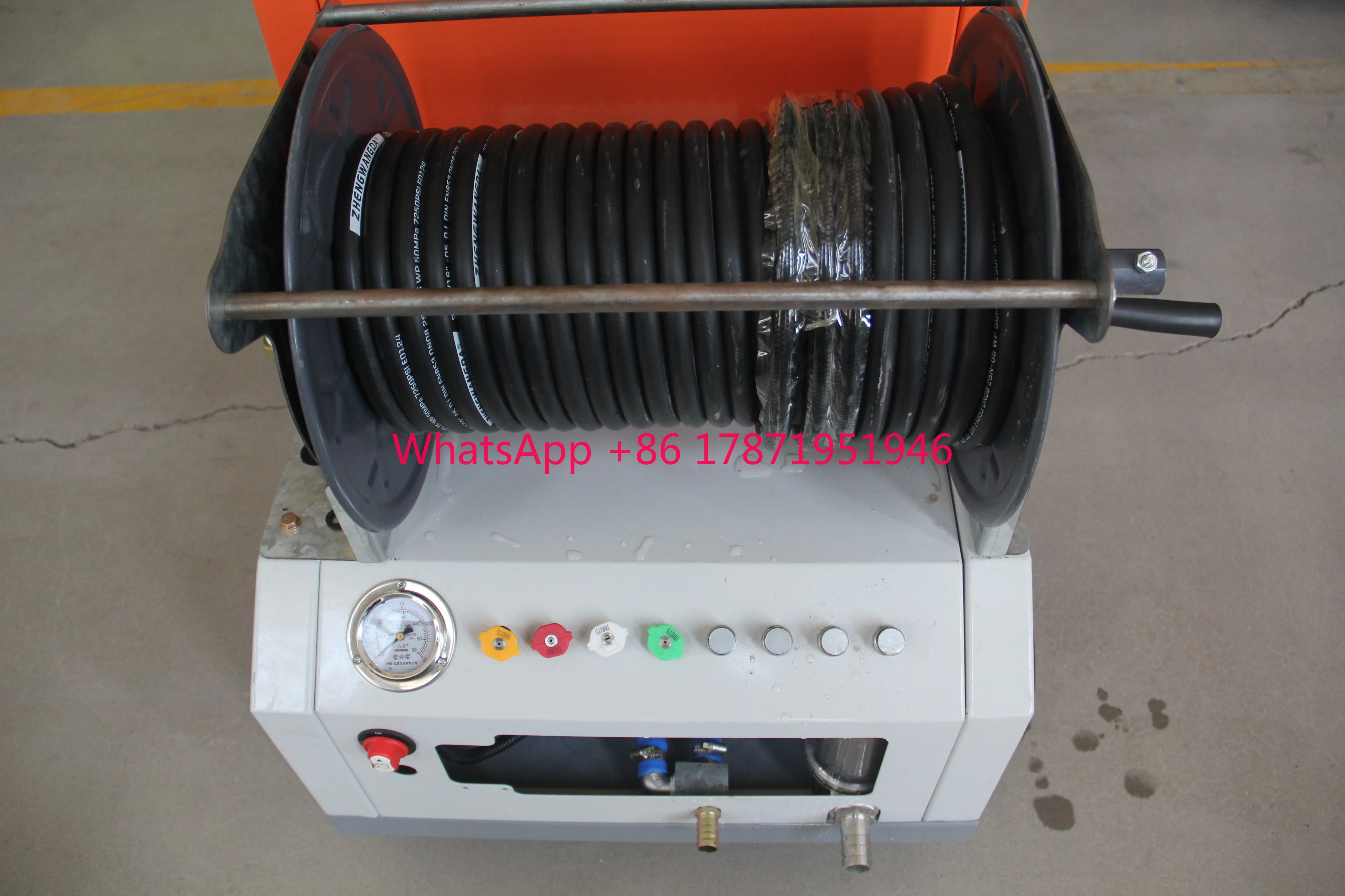 Sewer Exclusive Automation Convenient With Shock Absorption Sewer Jetter Machines Sewer Drain Cleaner