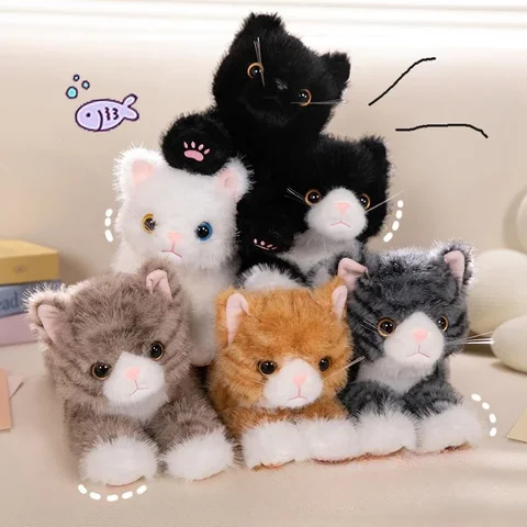 Плюшевая игрушка Кошка A301 - Мягкая и Уютная — изображение товара