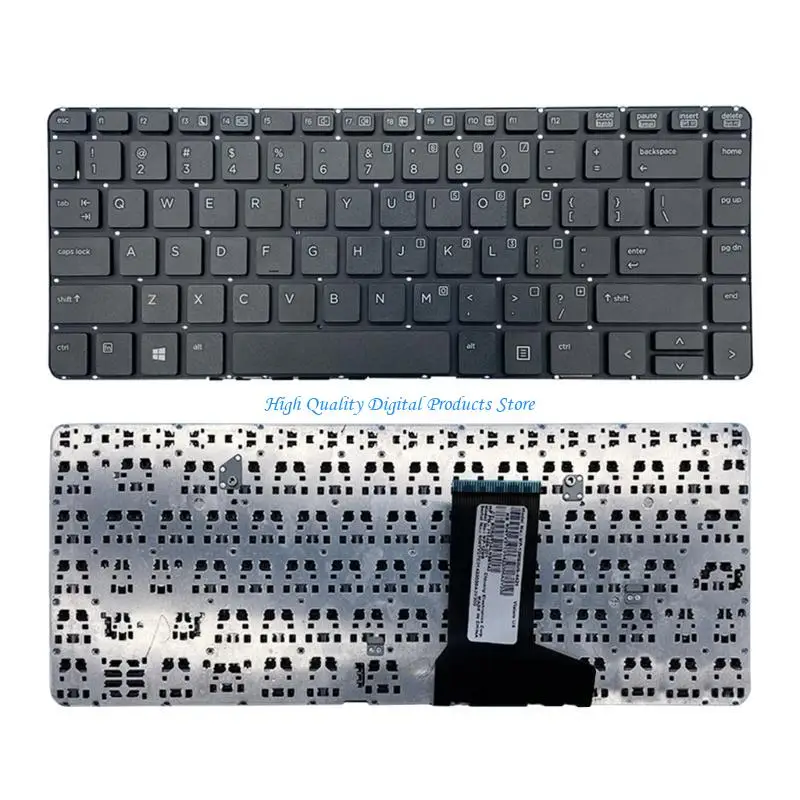 إصلاح لوحة مفاتيح كمبيوتر محمول U2JE لبروبوك 430 G1 جهاز كمبيوتر محمول US تخطيط اللغة الإنجليزية مع الإضاءة الخلفية #4