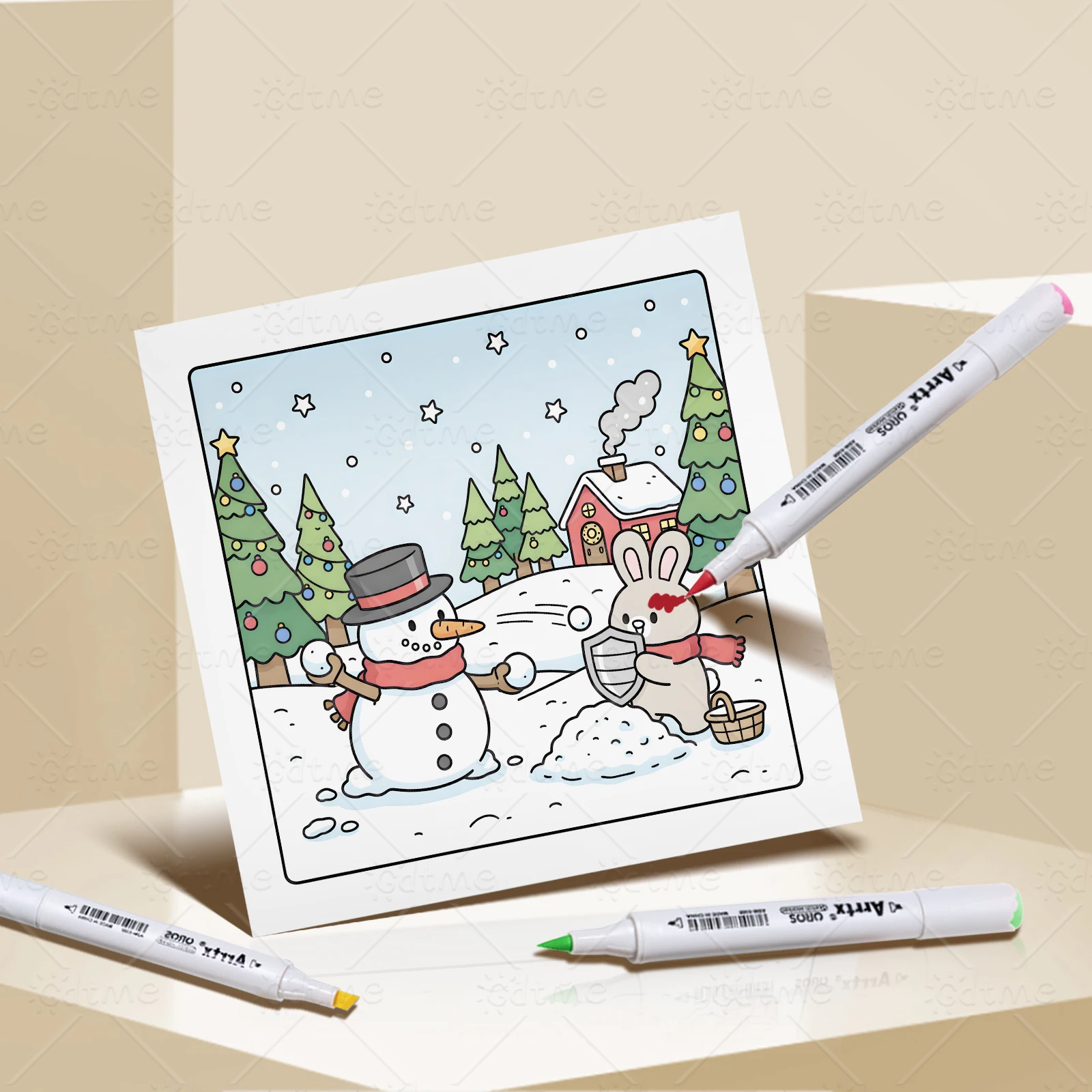 كتاب تلوين مريح لعيد الميلاد: مثالي لمتعة عقلي! الوالدين المثالي - الترابط / لون غامر. لعيد الميلاد والعطلات #5