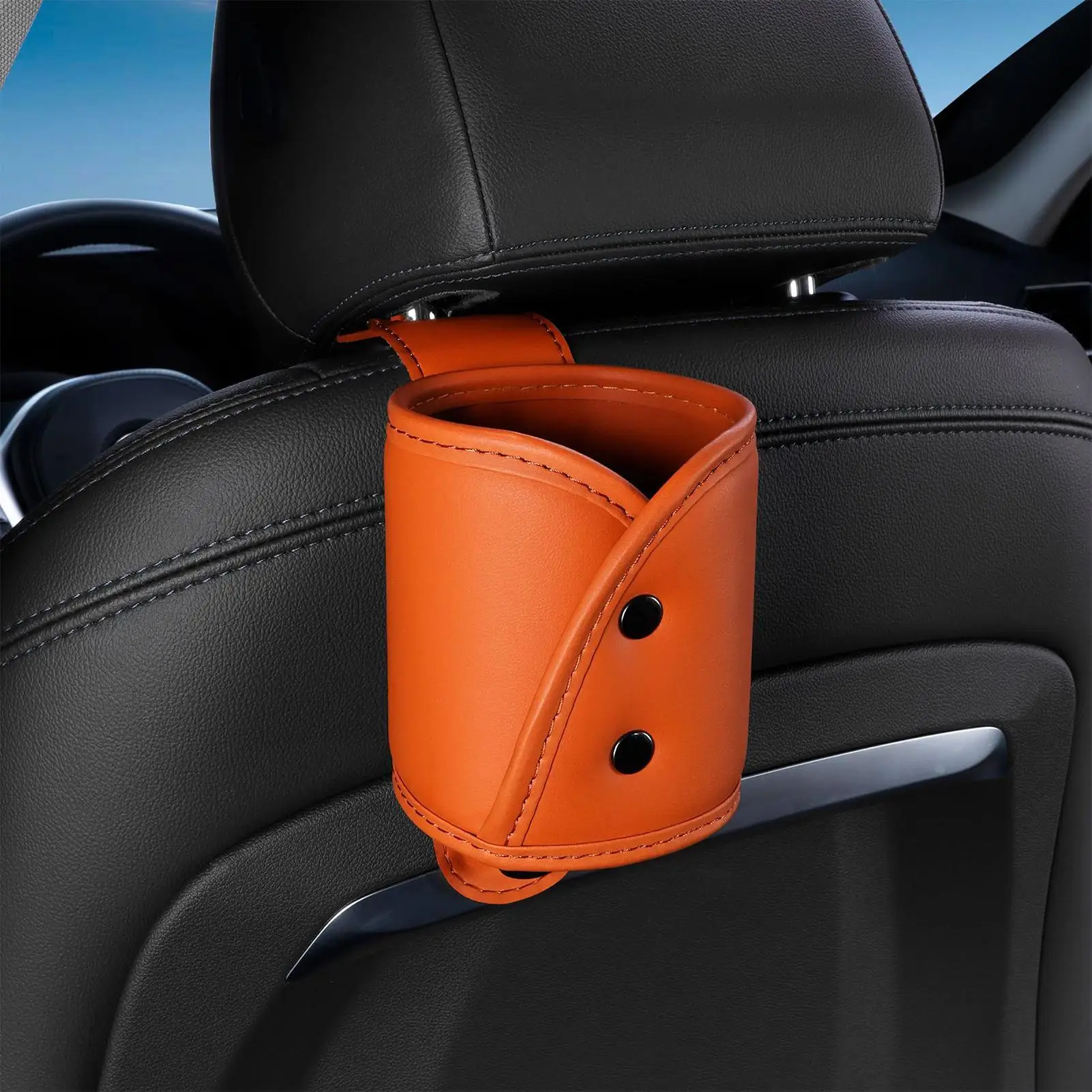 حامل الكأس للمقعد الخلفي للسيارة، حامل الكأس للمقعد الخلفي لسيارات الدفع الرباعي، صندوق تخزين بخطاف المتوسع، شديد التحمل لرحلات الطرق